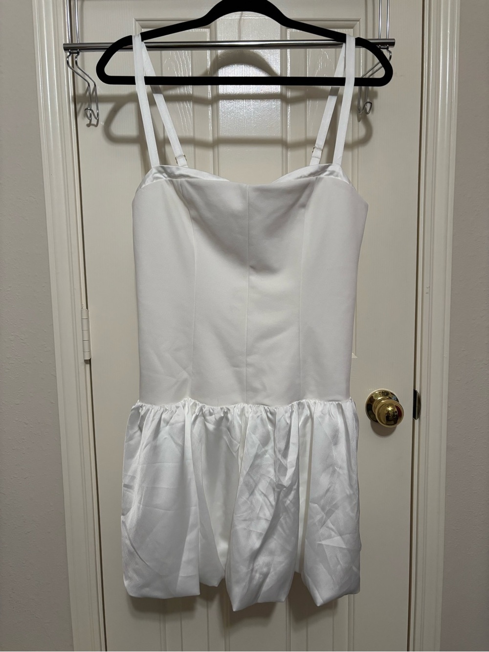 Show Me Your MuMu White Ruffled Mini Sundress - Picture 2 of 4